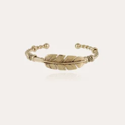 Bracelet Penna jonc grand modèle doré