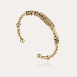 Bracelet Penna jonc grand modèle doré
