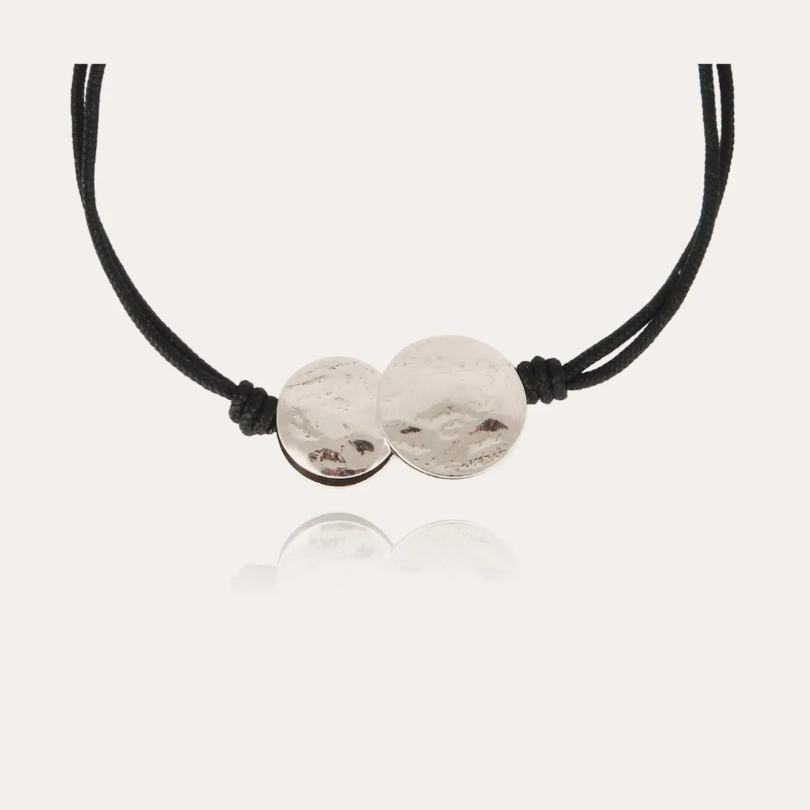 Bracelet Platine grand modèle argenté