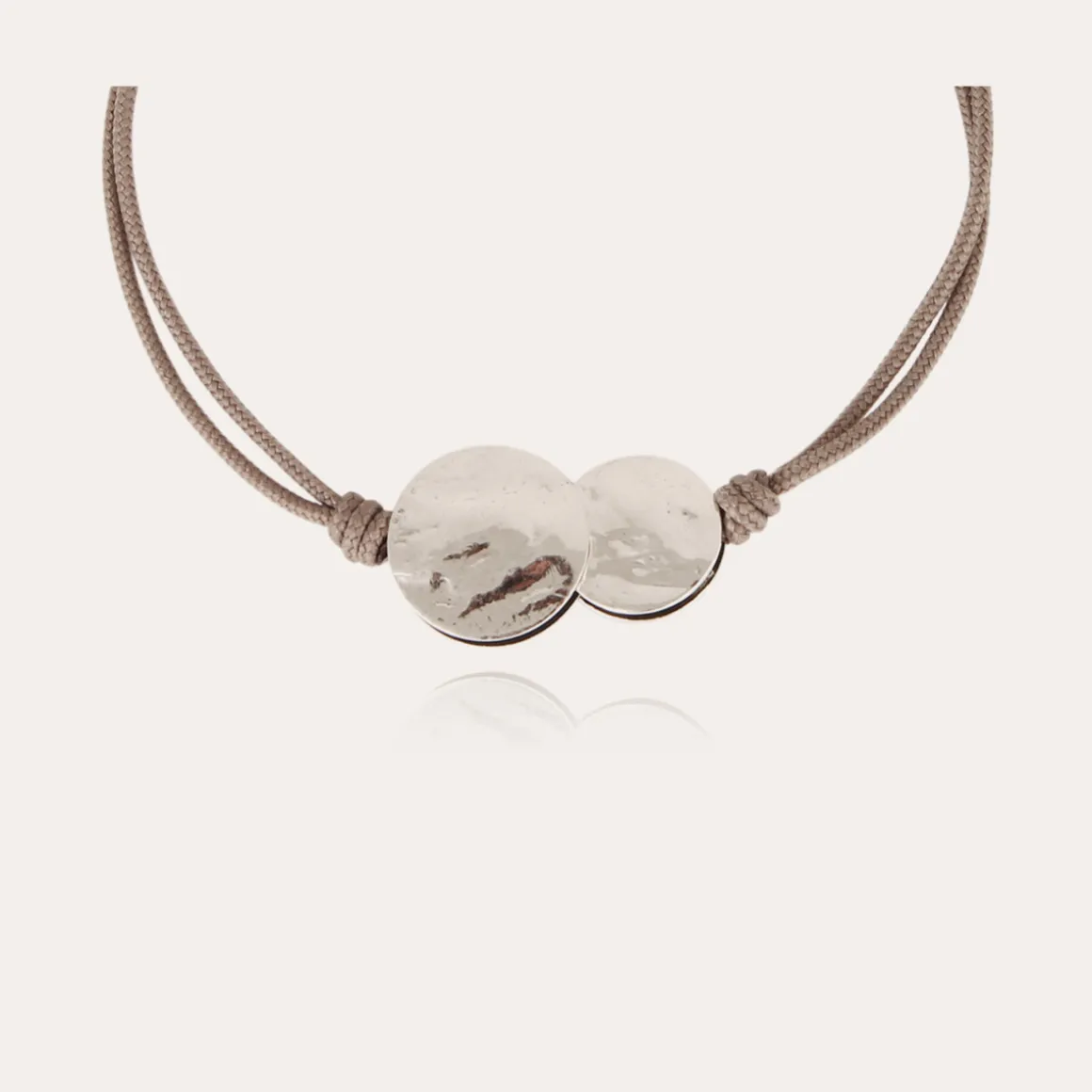 Bracelet Platine grand modèle argenté