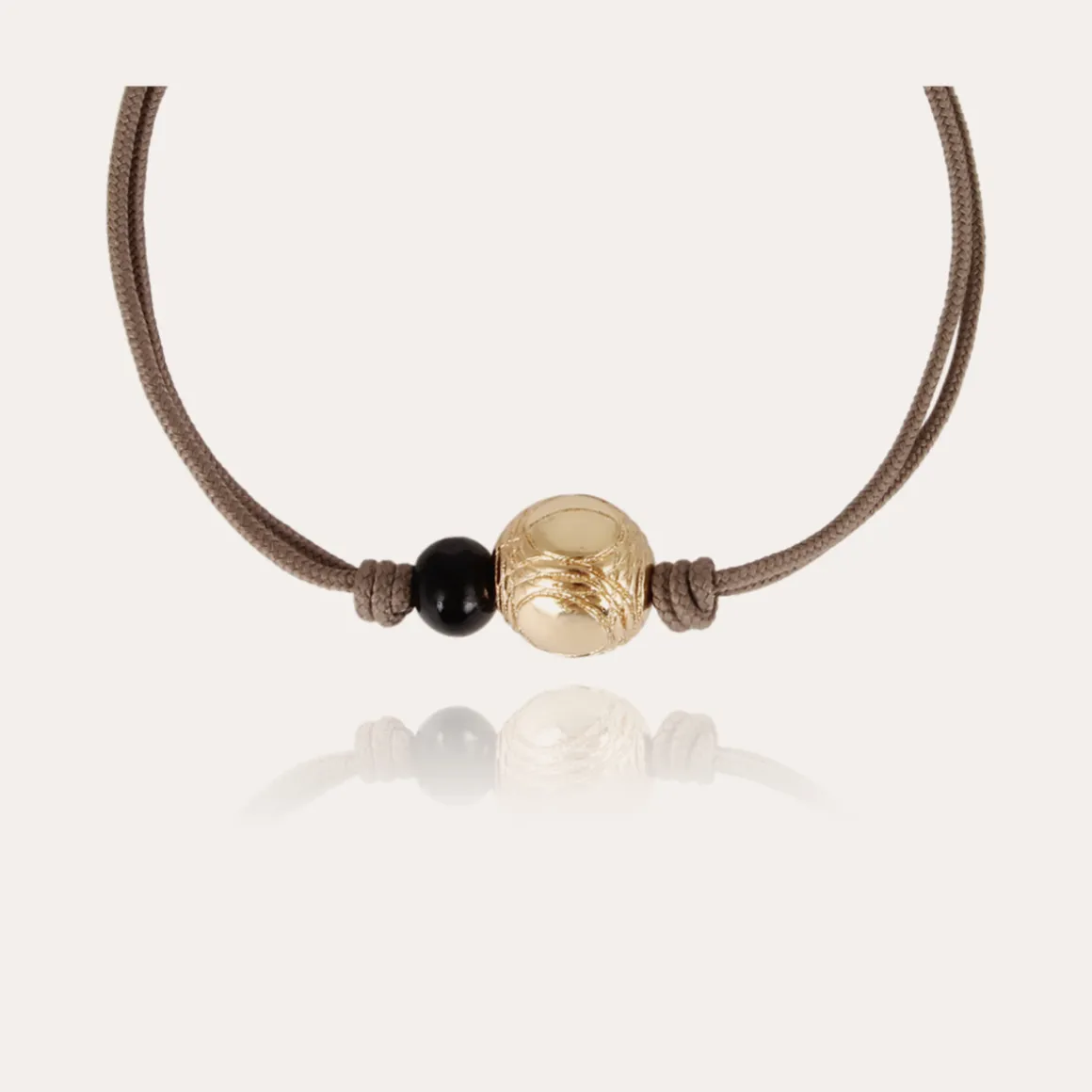 Bracelet Pétanque doré