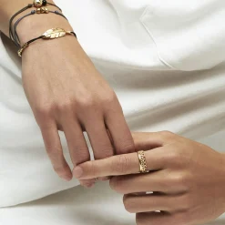 Bracelet Pétanque doré