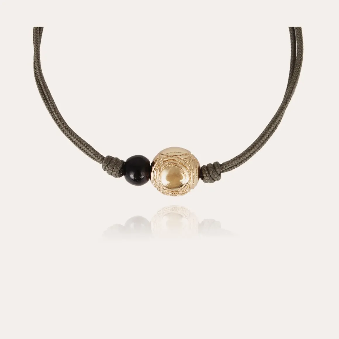 Bracelet Pétanque doré