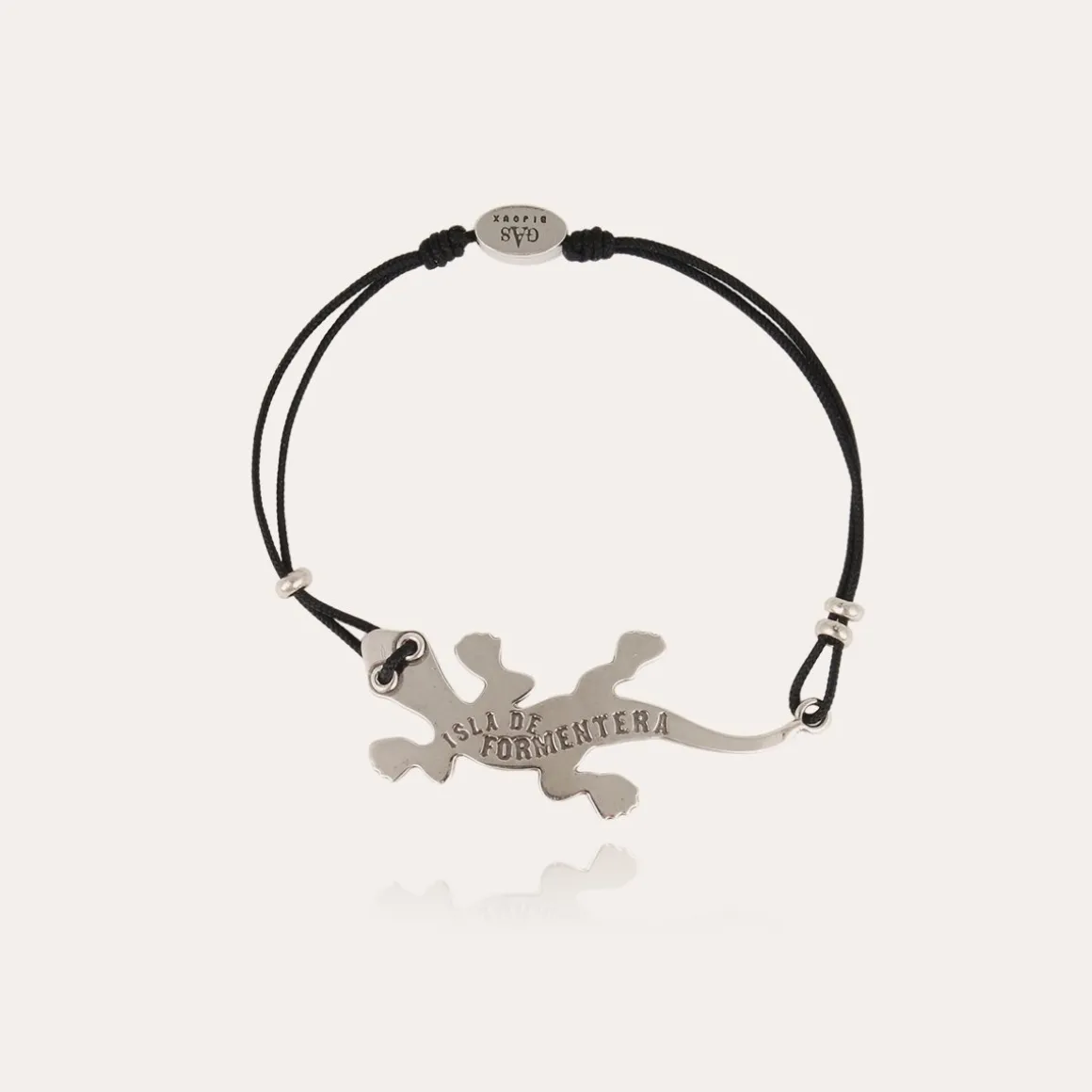 Bracelet Salamandre grand modèle argenté