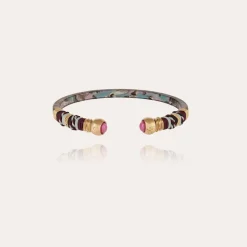 Bracelet Sari Bis acétate doré - Multico gris