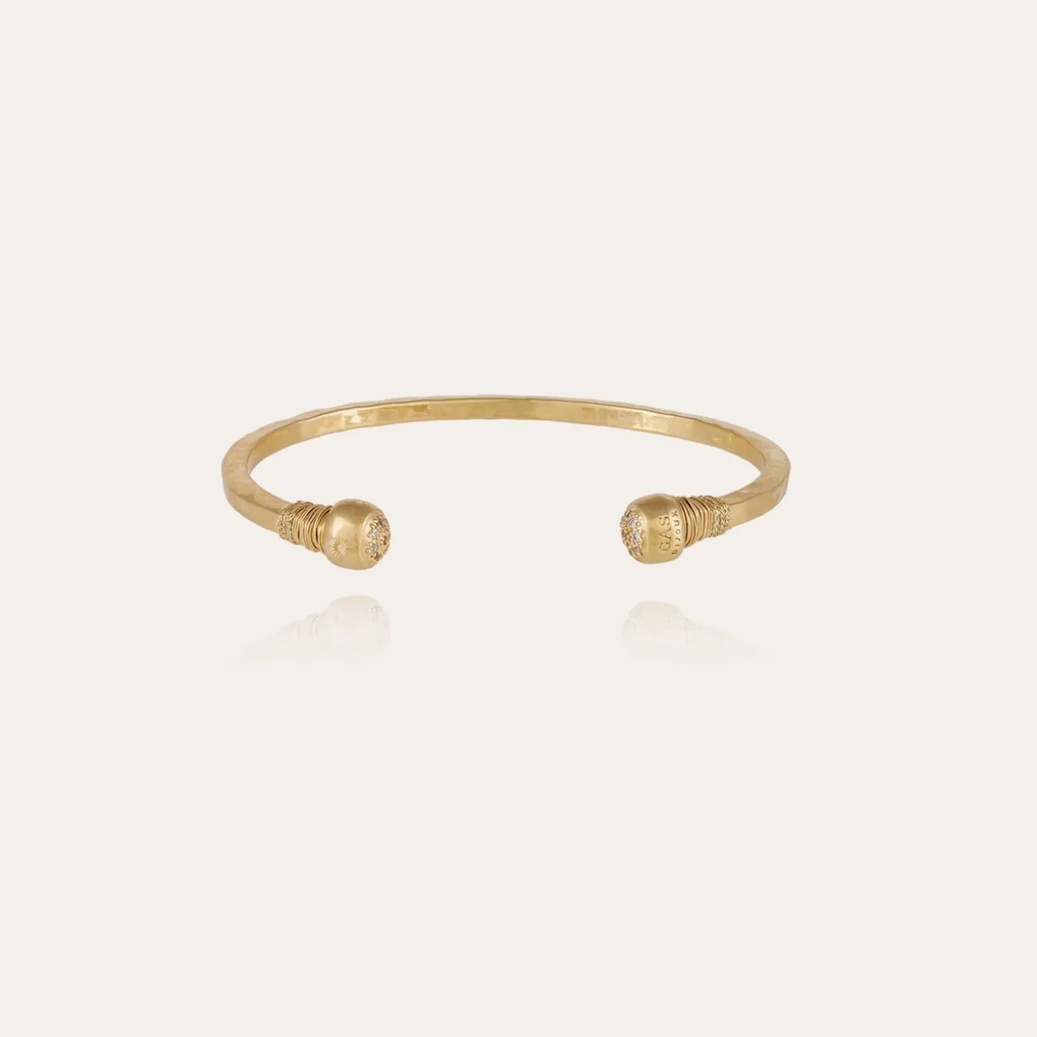 Bracelet Sari Bis strass doré