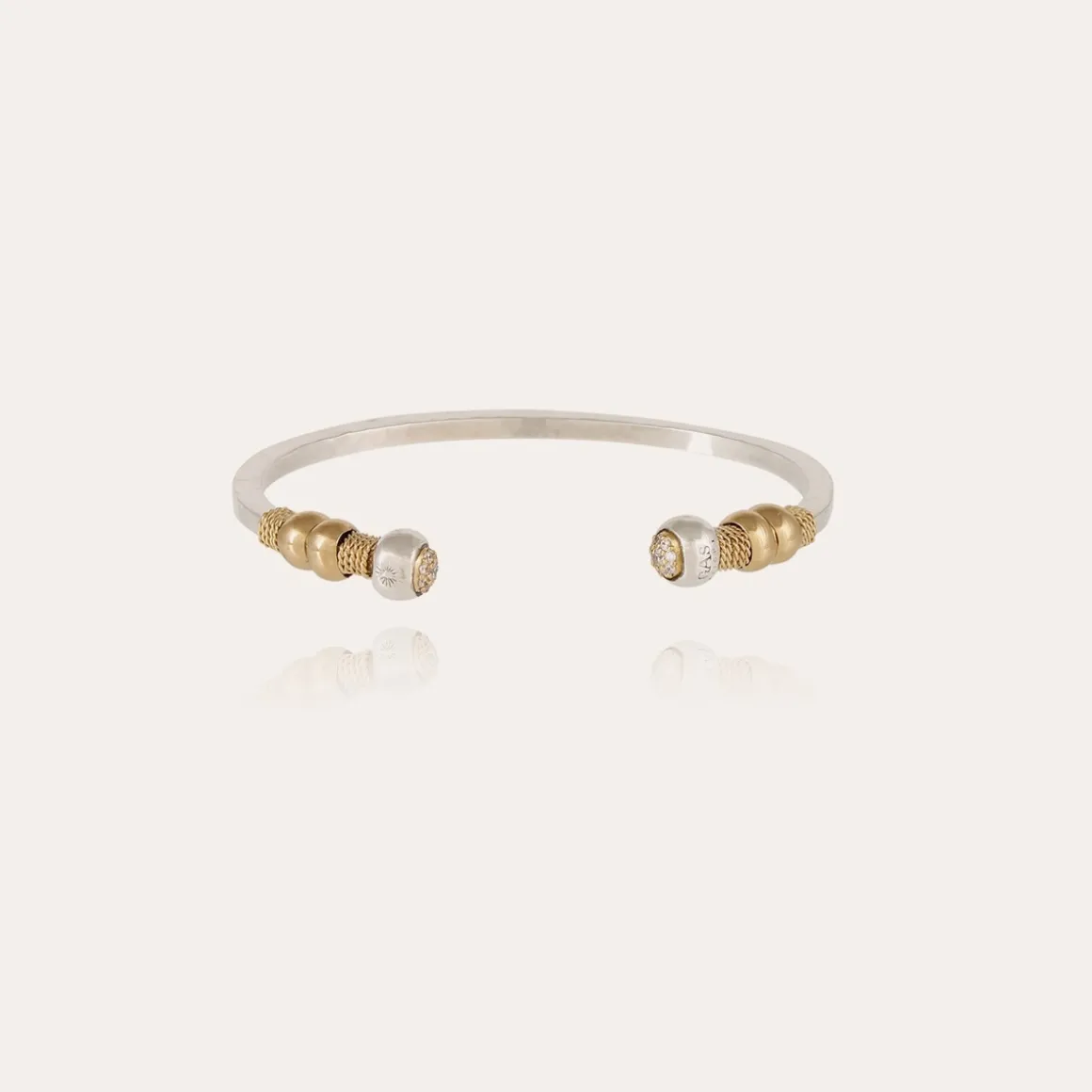 Bracelet Sari Bis strass bicolore
