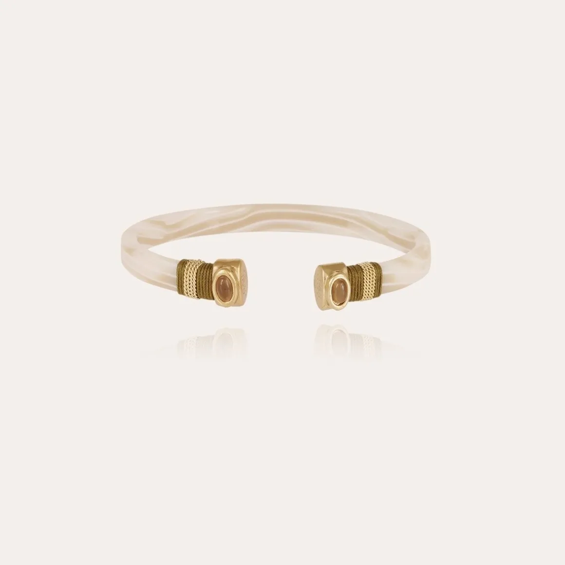 Bracelet Sarina Bis acétate doré - Ivoire