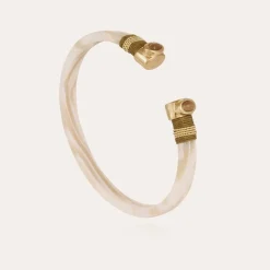 Bracelet Sarina Bis acétate doré - Ivoire