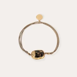 Bracelet Scaramouche émail doré