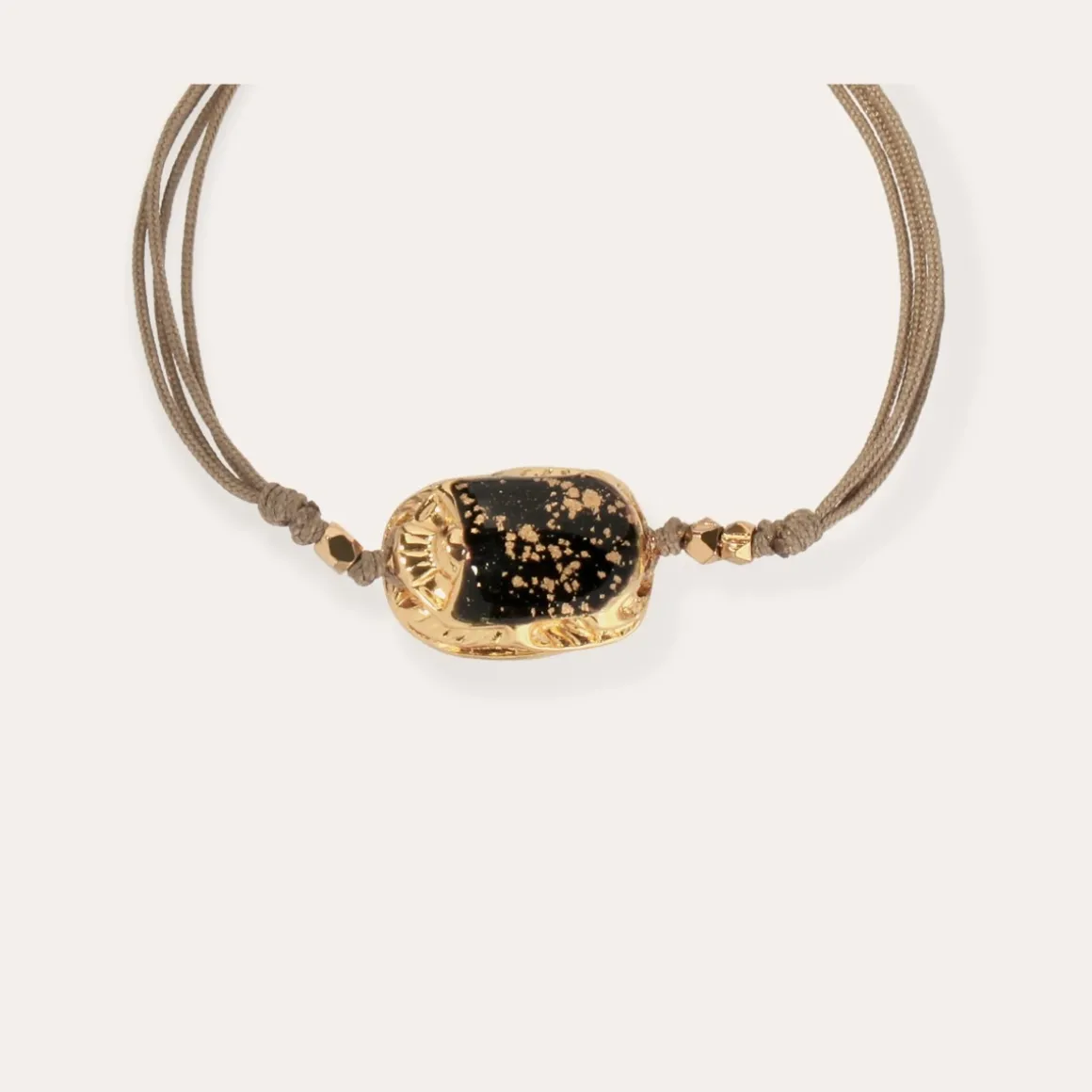 Bracelet Scaramouche émail doré
