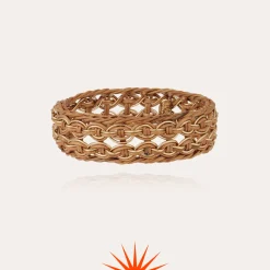 Bracelet Tojo doré - Osier - Collection 55 ans