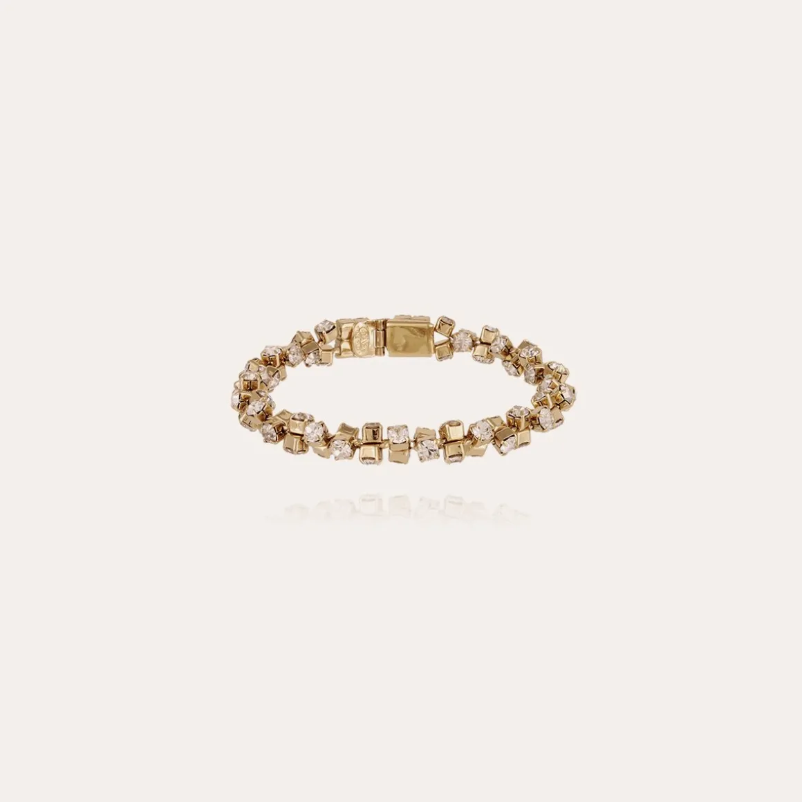 Bracelet Trévise strass doré