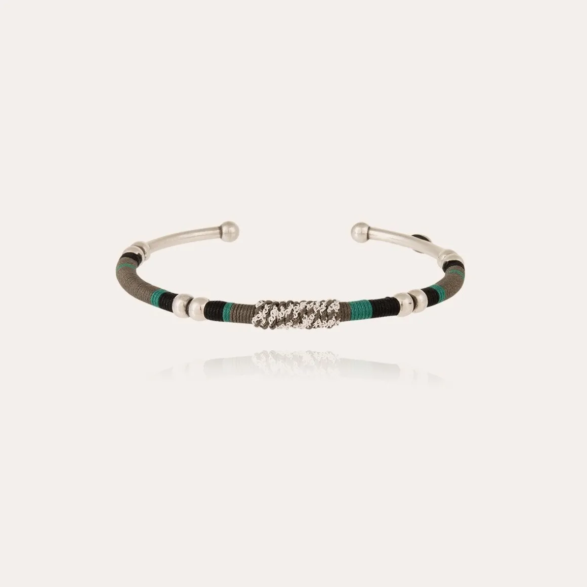 Bracelet Zanzibar grand modèle argenté