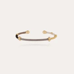 Bracelet Zanzifull jonc strass doré
