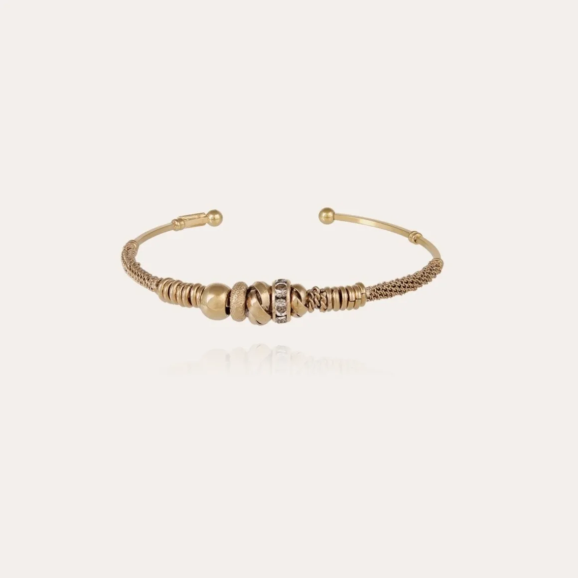 Bracelet Zizanie strass doré
