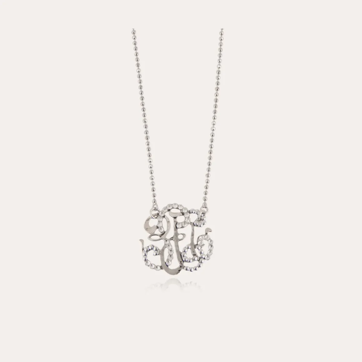 Collier Arabesque petit modèle argenté