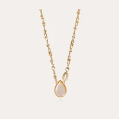 Collier Billy doré - Nacre blanche