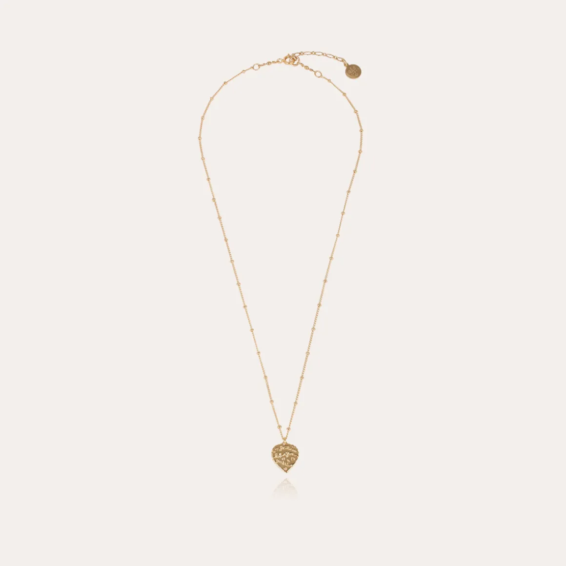 Collier Coeur doré