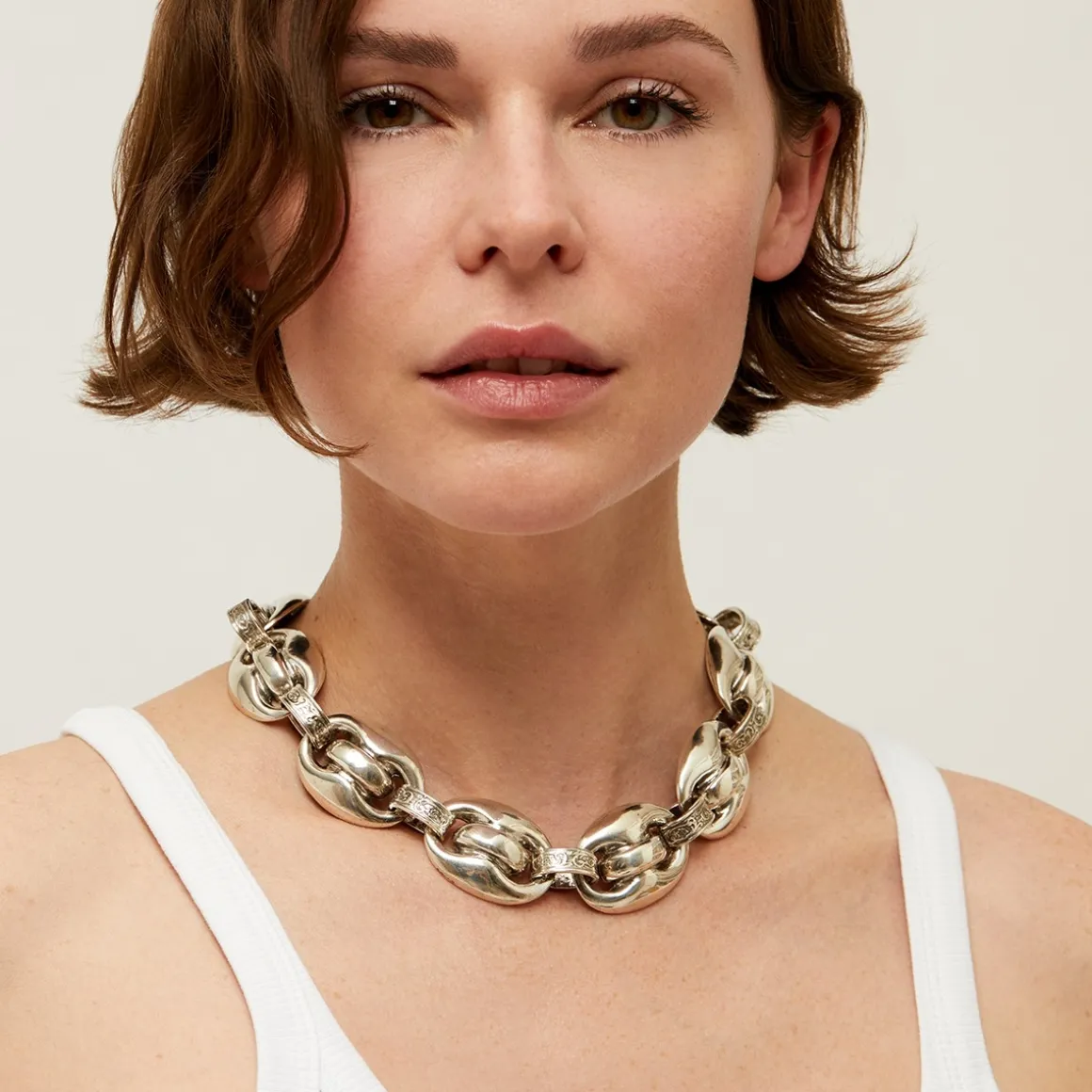 Collier Cophea argenté