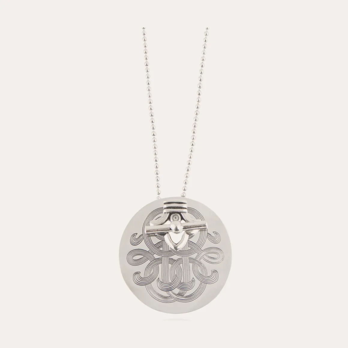 Collier Diva Barette argenté