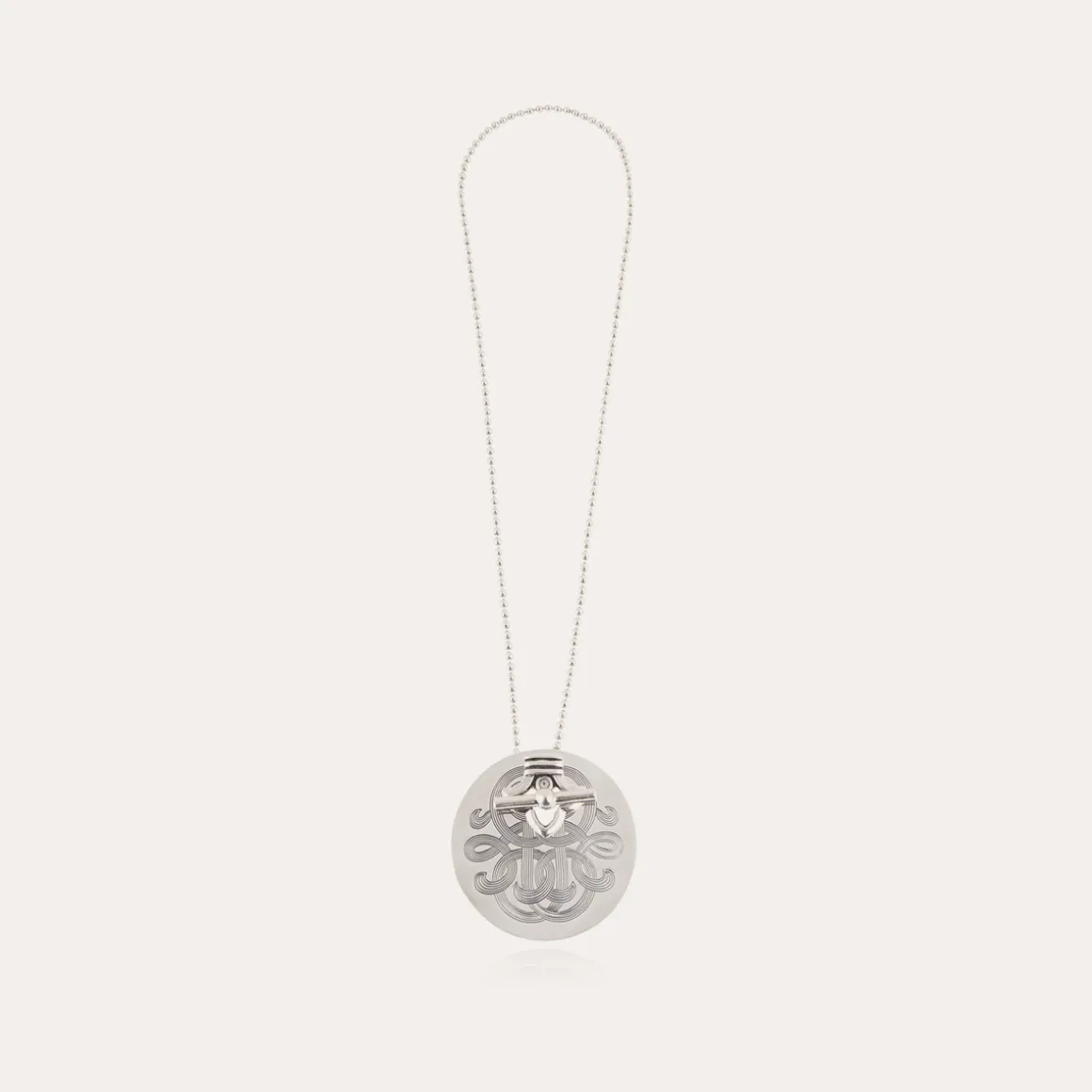 Collier Diva Barette argenté