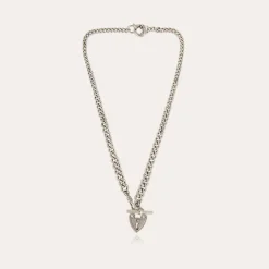 Collier Locked argenté
