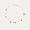 Collier Lucce Serti doré