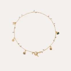 Collier Lucce Serti doré