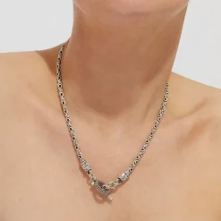 Collier Maglia argenté
