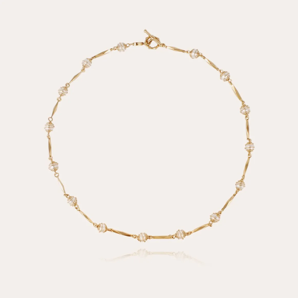 Collier Perla doré