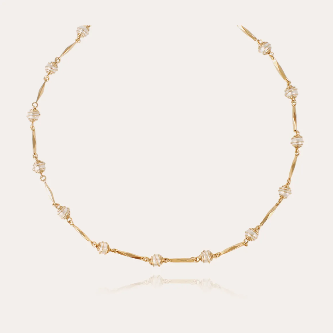 Collier Perla doré