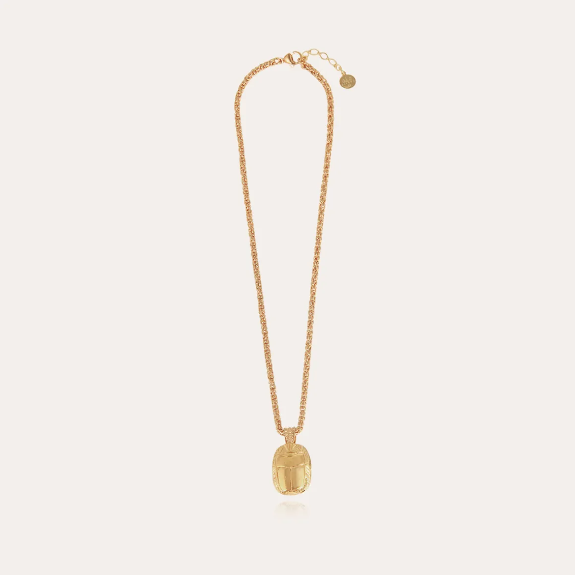 Collier Scarabée doré