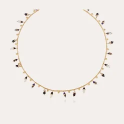 Collier Tangerine Serti doré