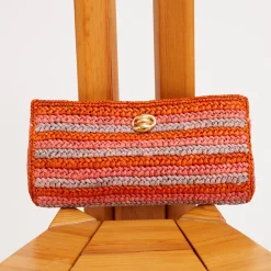 Pochette Uptown raphia