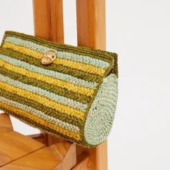 Pochette Uptown raphia