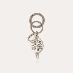 Porte-clés Tag argenté