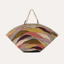 Sac panier Vague XL raphia