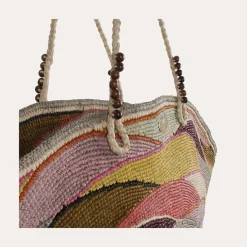 Sac panier Vague XL raphia